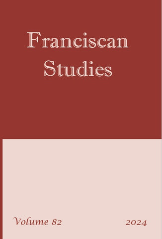 Franciscan Studies 2024- Vol. 82